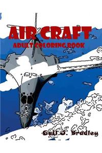 Aircraft Adult Coloring Book