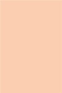 Journal Apricot Color Simple Plain Apricot