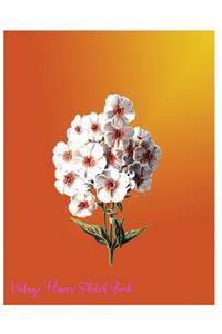 Vintage Flower Sketch Book