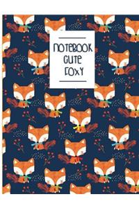 Foxy cute notebook