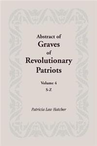 Abstract of Graves of Revolutionary Patriots