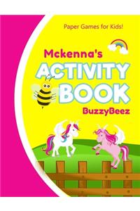 Mckenna's Activity Book