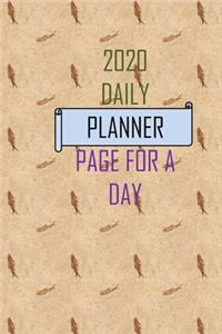 daily calendar 2020 page a day