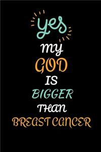 Yes, My God Is Bigger Than Breast Cancer
