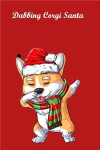 Dabbing Corgi Santa