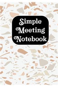 Simple Meeting Notebook