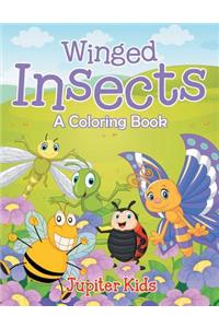 Winged Insects (A Coloring Book)