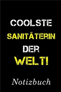 Coolste Sanitäterin Der Welt Notizbuch