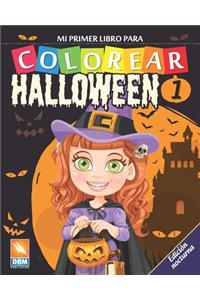 Mi primer libro para colorear - Halloween 1 - Edición nocturna