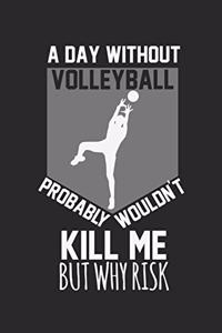 A day without volleyball probably wouldn't kill me, but why risk