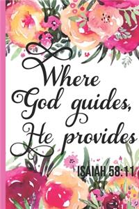 Where God Guides He Provides Isaiah 58