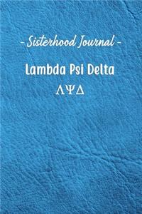 Sisterhood Journal Lambda Psi Delta