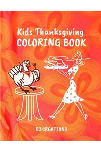 Kids Thanksgiving Coloring Book