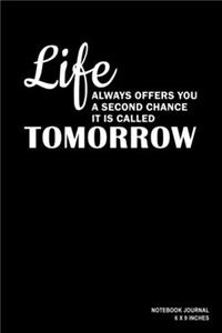 Life Always Offers You A Second Chance It Is Called Tomorrow