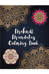 mehndi mandalas coloring book