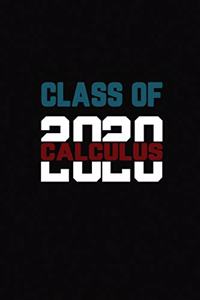 Class Of 2020 Calculus