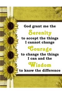 God Grant Me The Serenity
