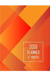 Planner 2019 12 Months