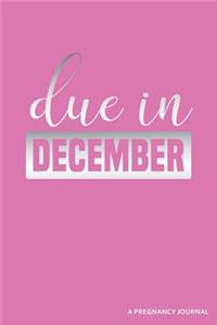 Due in December a Pregnancy Journal