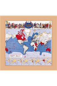 British Empire Map 1905, Rolled for Framing: A Detailed Colour Map of the Greatest Empire the World Has Ever Seen