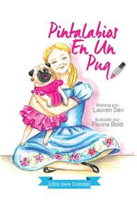 Pintalabios En Un Pug - Libro Para Colorear