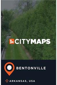 City Maps Bentonville Arkansas, USA
