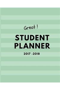 Great Student Planner 2017 -2018