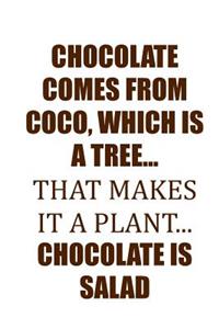 CHOCOLATE COMES FROM COCO, WHICH IS A TREE...Workbook of Affirmations