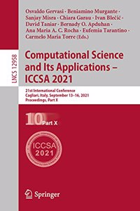 Computational Science and Its Applications – ICCSA 2021