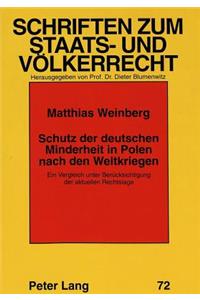 Schutz der deutschen Minderheit in Polen nach den Weltkriegen