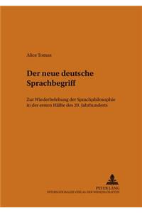Der neue deutsche Sprachbegriff