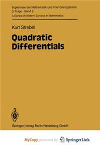 Quadratic Differentials