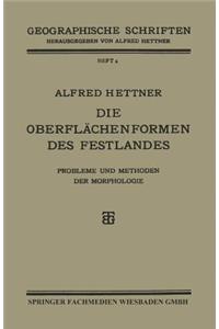 Die Oberflächenformen des Festlandes