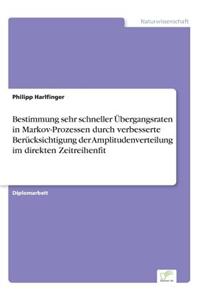 Bestimmung sehr schneller Übergangsraten in Markov-Prozessen durch verbesserte Berücksichtigung der Amplitudenverteilung im direkten Zeitreihenfit