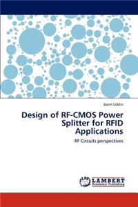 Design of RF-CMOS Power Splitter for RFID Applications