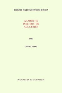 Arabische Inschriften Aus Syrien