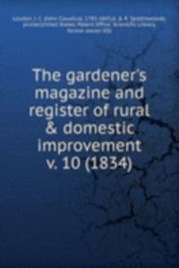 gardener's magazine and register of rural & domestic improvement