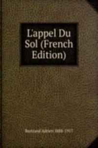 L'appel Du Sol (French Edition)