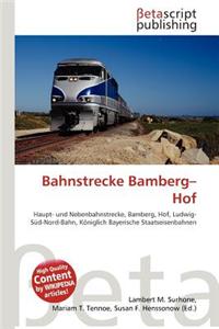 Bahnstrecke Bamberg-Hof