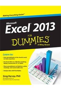 Microsoft Excel 2013 For Dummies