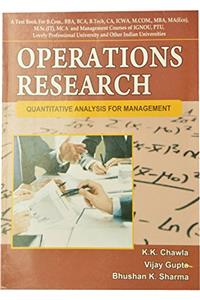 Operations Research - Quantitative Analysis for Management