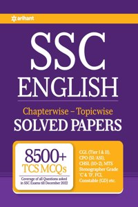 SSC Chapterwise Topicwise Solved Papers English