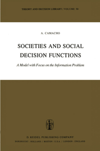 Societies and Social Decision Functions