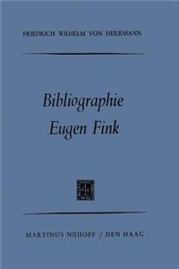 Bibliographie Eugen Fink