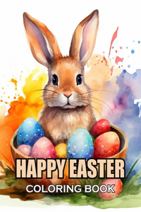 Happy Easter Coloring Book for Kids