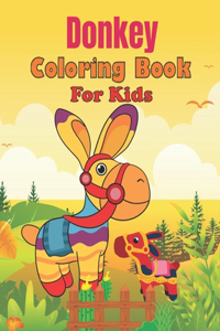 Donkey Coloring Book For Kids