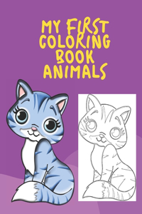 My First Coloring Book Animals