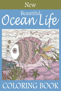 New Beautiful Ocean Life Coloring Book