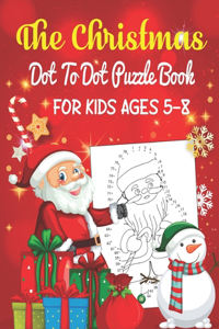 Christmas Dot To Dot Puzzle Book For Kids Ages 5-8
