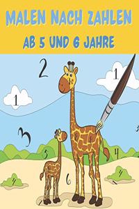 Malen Nach Zahlen ab 5 und 6 Jahre